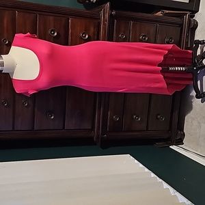 BCBGMAXAZRIA  HIGHLOW MAXI DRESS